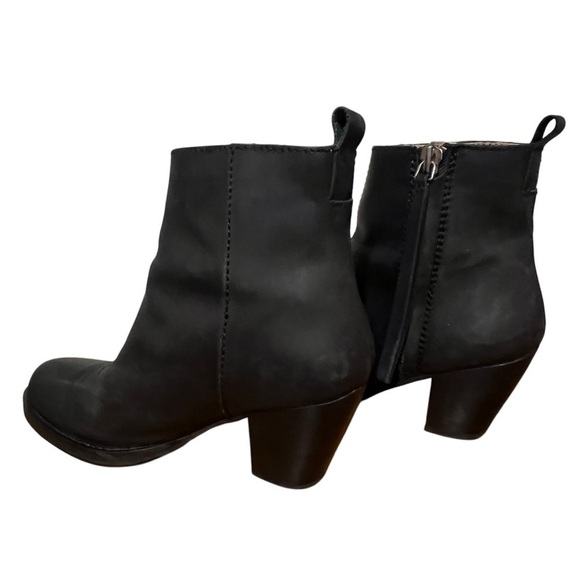 ACNE STUDIOS Pistol Ankle Boots Black Leather Booties US 8 - Picture 5 of 7